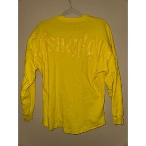 Disneyland Spirit Jersey‎ Yellow Logo Women’s Size Extra Small